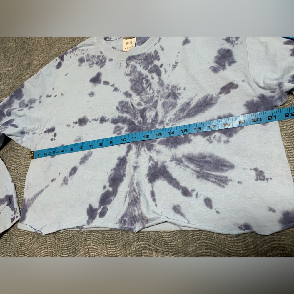 3/$20 Gildan Ultra 100% Cotton Tie Dye Long Sleeve T Shirt Size Large - Picture 7 of 9